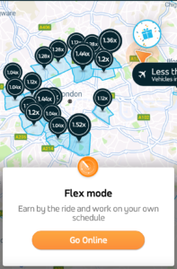 ViaVan London interface