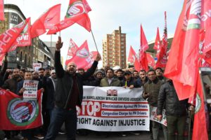 Congestion in London demo