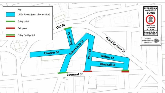 ULEV street congestion London