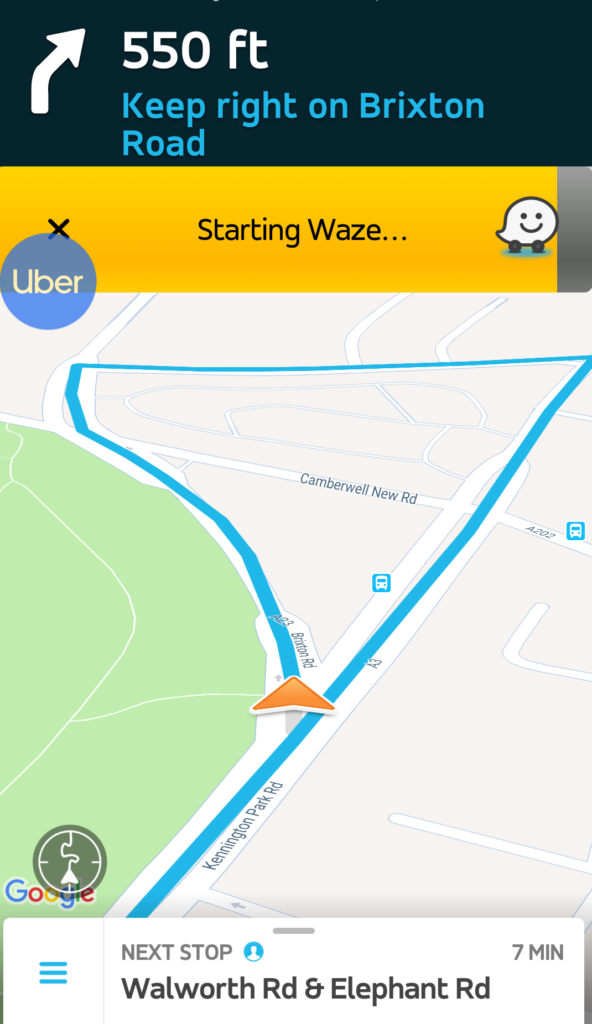 Waze Uber