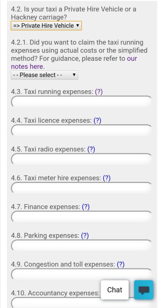 ClickTo Tax form
