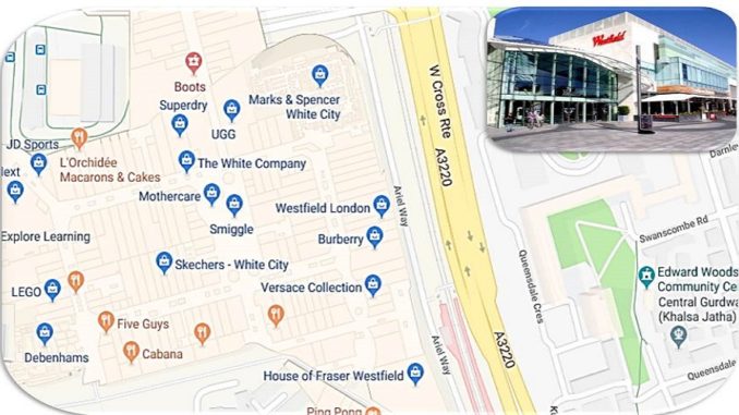 Westfield London Floor Plan - Carpet Vidalondon